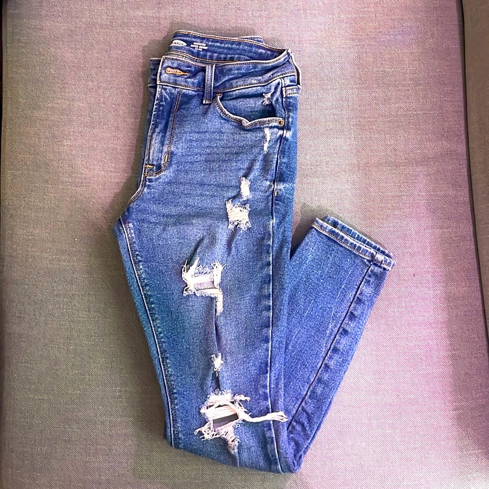 Old Navy, Women’s Mid Rise, Rockstar Super Skinny, size 4